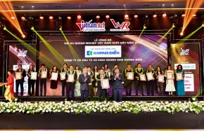 Tập đoàn Khang Điền (KDH) đạt Top 50 Doanh nghiệp Việt Nam xuất sắc 4 năm liên tiếp (Ảnh: Khang Điền)