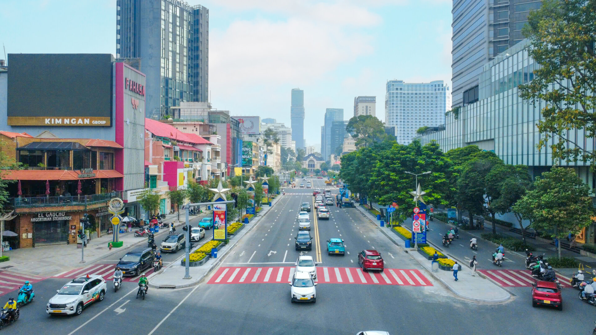 Khang Điền hoàn tất chỉnh trang đường Lê Lợi, diện mạo mới cho trục trung tâm TP.HCM 2 7 copy